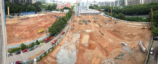 亚美国际广场建设有序向前推进