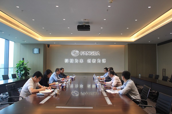 深圳市南山区税务局长蔡伟群一行莅临亚美国际集团考察调研